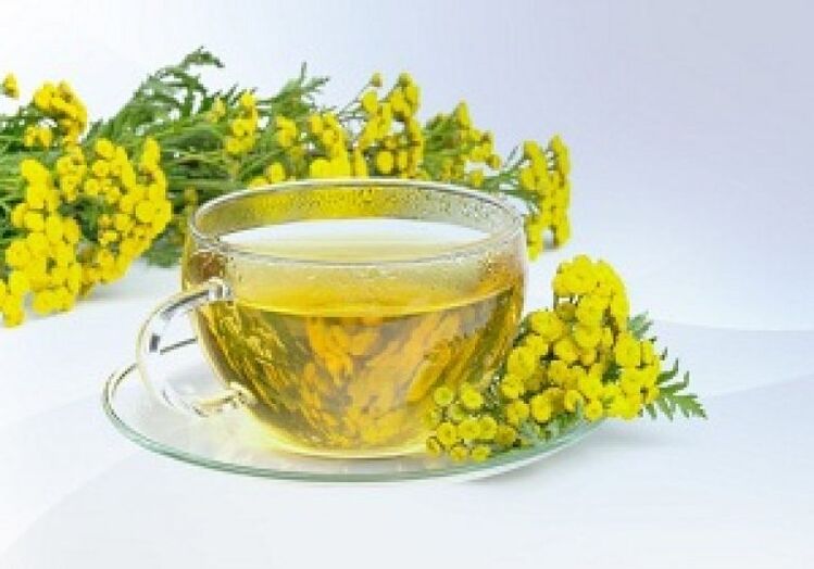 Tansy infusioa gorputzeko parasitoak kentzen lagunduko du